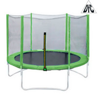 Батут DFC Trampoline Fitness 16ft наружн.сетка, св.зел. (488см)